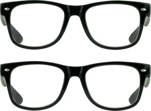 proSPORT Gafas de lectura inspiradas retro vintage para hombres y mujeres, con alta ampliación disponible