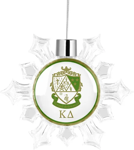Miniatura 8 de Kappa Delta Sorority - Adorno para árbol de Navidad, diseño de copo de nieve, decoración para fiesta de árbol, hogar, vacaciones (Kappa Delta #10)