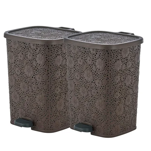 Miniatura 8 de Bote de basura Step On Beige 6 Litro