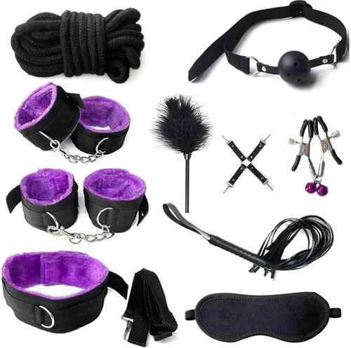 Bed Bonage - Correas de cama para adultos sexuales, correas de cama de tamaño King, amarres sexuales debajo del colchón para parejas y adultos, kit