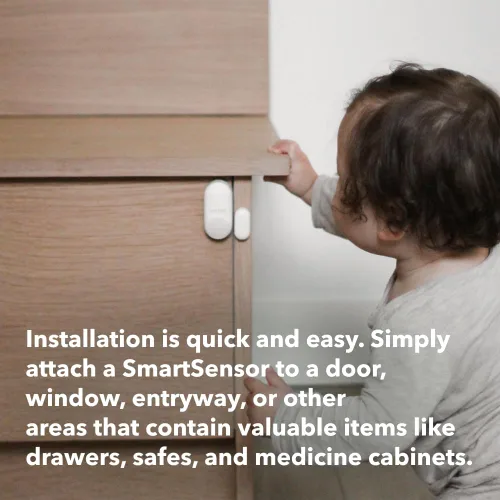 Miniatura 14 de ecobee Paquete de seguridad para el hogar con suscripción avanzada de seguridad inteligente de 1 año, sistema de seguridad inteligente