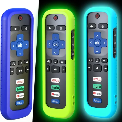 Miniatura 9 de Paquete de 3 fundas para control remoto de Roku, cubierta de batería para TCL Smart TV Streaming Stick, funda protectora de silicona