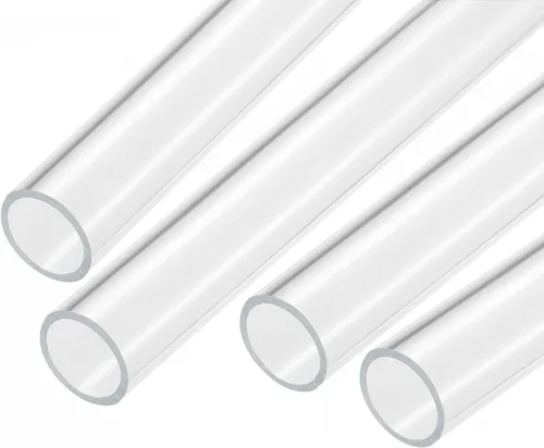 Miniatura 37 de MECCANIXITY Tubo Redondo Rígido Transparente de Acrílico 6mm (1/4") ID 8mm (5/16") OD 356mm para Lámparas y Linternas, Sistema de Refrigeración por