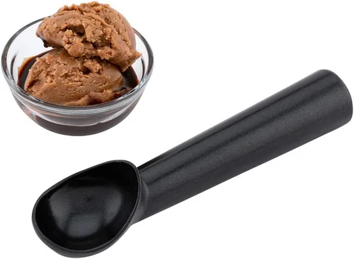 Miniatura 4 de Restaurantware Met Lux - Cuchara de helado de 1.5 onzas, 1 cuchara antiadherente para helados, apta para congelador, de aluminio plateado, resistente