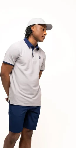 Miniatura 4 de Guinness Grey Performance Polo - Camisa de golf para hombre, mezcla de algodónpoliéster, tela transpirable, ropa deportiva
