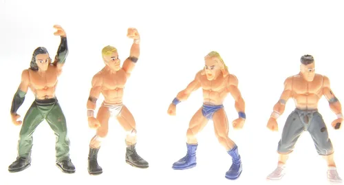 Miniatura 4 de Smack, anillo de escenario de lucha libre con 12 figuras mejoradas de 6 x 6 pulgadas