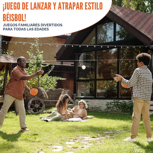 Miniatura 2 de Wedopro Juego de pelotas para lanzar y atrapar, guante de béisbol y pelotas para atrapar para niños pequeños, juegos al aire libre para niños