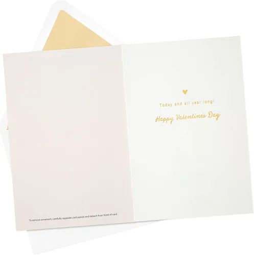 Miniatura 2 de Hallmark Tarjeta de San Valentín (adorno de corazón extraíble)