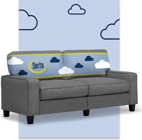 Miniatura 43 de Serta Palisades Sofás Tapizados para Sala, Sofá de Diseño Moderno, Tela, Beige