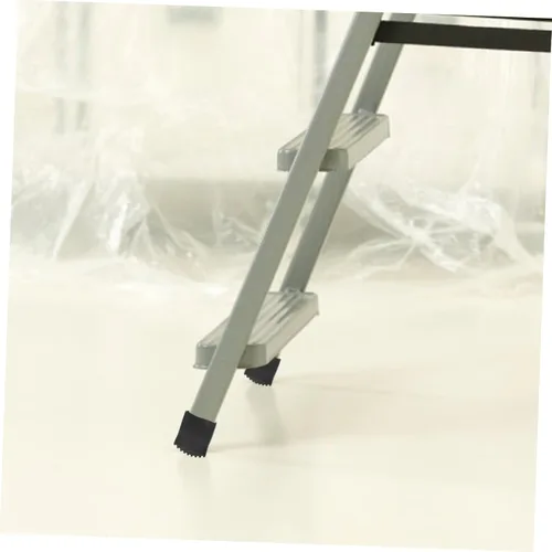 Miniatura 9 de OSALADI 4 almohadillas antideslizantes para pies de escalera, protectores de goma para patas de escalera, alfombrillas antideslizantes