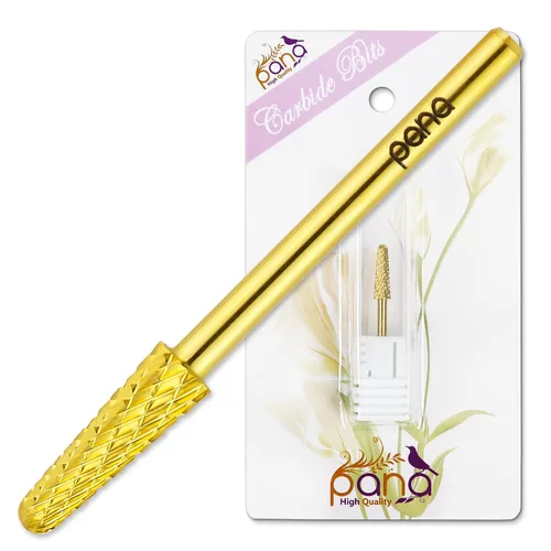 Miniatura 19 de PANA Broca de carburo en forma de cono profesional de 3/32 pulgadas, tamaño de vástago de 3/32 pulgadas, broca de uñas para manicura y pedicura, DLC