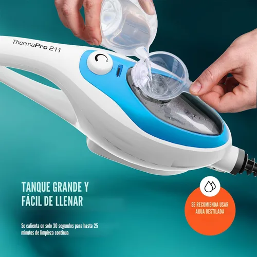Miniatura 7 de PurSteam - Limpiador de fregona de vapor 10 en 1 con práctica unidad de mano desmontable, laminado/madera/azulejos/cocina de alfombras, ropa, ropa
