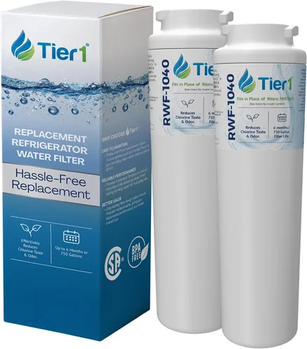 Miniatura 10 de Tier1 Filtro de agua para refrigerador RWF1040 UKF8001 Reemplazo para Whirlpool EDR4RXD1, Maytag 4396395, rwf0900a, fl-rf07, fmm-2 Hasta 6 meses