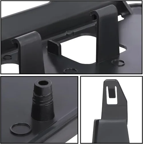 Miniatura 5 de CHEDA Nuevo soporte de placa frontal negro compatible con Ford F250 Super Duty/F350 Super Duty 2020 2021 2022 Super Duty Trucks LC3Z17A385AB