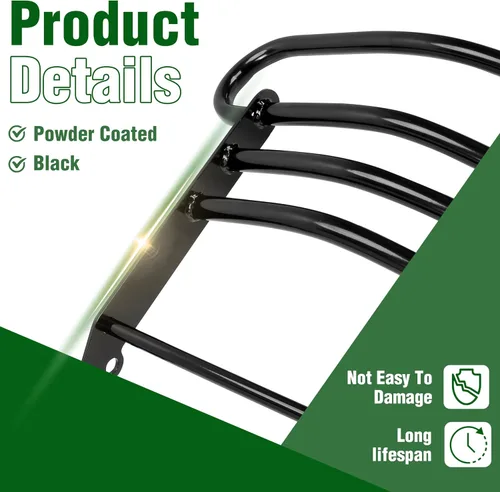 Miniatura 5 de ECOTRIC Barra protectora de parachoques compatible con John Deere X300 X500 Series X380 X384 X390 X394 X570 X580 X584 X590 Repuesto para número