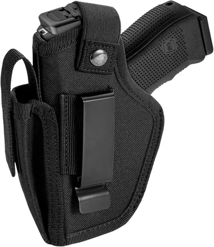 LandFoxtac Funda para pistola para hombres/mujeres de 0.354 in 380 45ACP, IWB/OWB de 0.354 in para pistola con bolsa mag, fundas para pistola de
