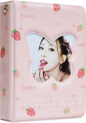Miniatura 8 de Mini álbum de fotos de 3 pulgadas para cámara Fujifilm Instax, carpeta de tarjetas fotográficas Kpop, libro con soporte para tarjetas de visita, 40