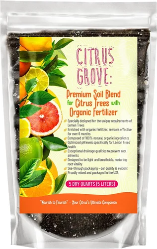 Miniatura 42 de GARDENWISE Tierra Premium Orgánica para Macetas de Cítricos para Plantas de Interior/Exterior - Perfecta para Naranjos, Limoneros, Limeros y Pomelos