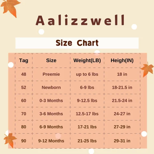 Miniatura 113 de Aalizzwell Conjunto de mameluco acanalado para bebé recién nacido prematuro para otoño e invierno