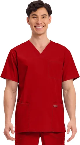 Miniatura 12 de Cherokee WW Professionals WW695 - Camisa de uniforme sanitario para hombre, con cuello en V