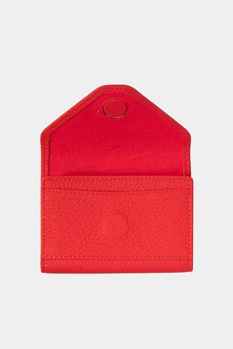 Miniatura 75 de grande Estuches para tarjetas 3639, Naranja, Tarjetero de cuero con cierre magnético, cartera pequeña de acordeón para mujer
