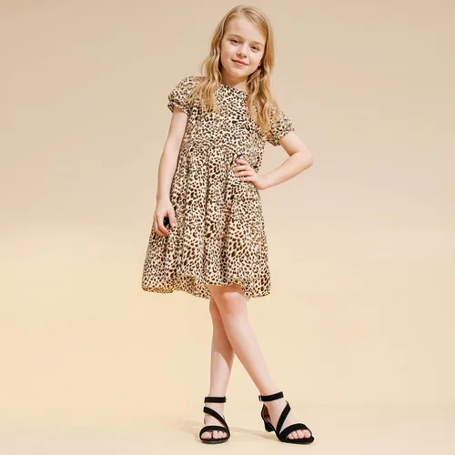 Miniatura 3 de Sandalias para niñas con tacón para niños con punta abierta y correa de tobillo, zapatos de vestir con flores para bodas y fiestas para niños