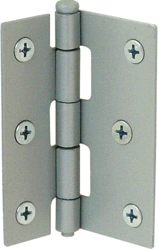 Prime-Line K 5038 Bisagras de repuesto para puerta mosquitera, 3 pulgadas de largo, acero, aluminio (paquete de 2)
