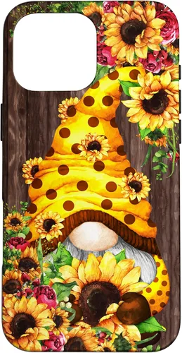 Miniatura 19 de Yellow Sunflower Gnome for Women Cute Summer Flower Pattern Case for iPhone 17