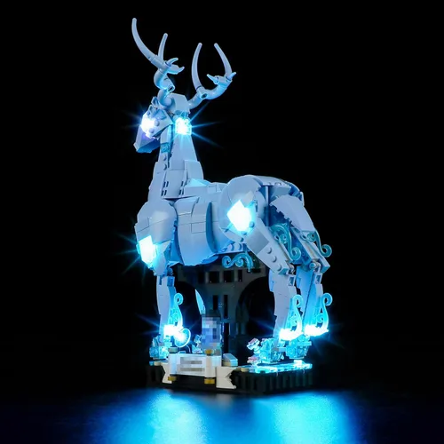 Miniatura 3 de BRIKSMAX Kit de iluminación LED para LEGO-76414 Expecto Patronum, compatible con el modelo de bloques de construcción de Lego Harry Potter,