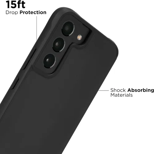 Miniatura 4 de Case-Mate Funda para Samsung Galaxy S22, 6.1 pulgadas, color negro, protección contra caídas de 15 pies, funda Tough Plus Series para Samsung S22