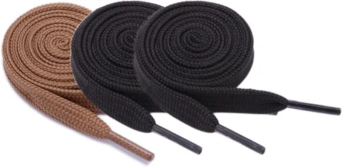 Sechunk Juego de 3 pares de cordones planos de 29 colores de 20 a 79 pulgadas de múltiples longitudes para zapatillas de deporte