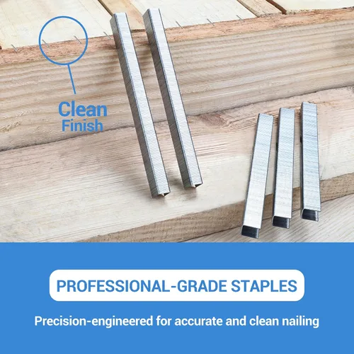 Miniatura 5 de meite Grapas de acero inoxidable con corona de calibre 22 de 3/8 pulgadas con longitud de 1/2 pulgada para tapicería 10,020 piezas/caja (1 caja)