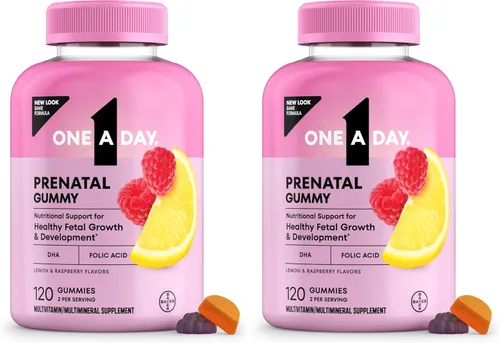 Miniatura 10 de Gomitas de vitaminas prenatales One A Day para mujeres - Vitaminas para el embarazo para mujeres con ácido fólico, DHA, yodo, gomitas prenatales