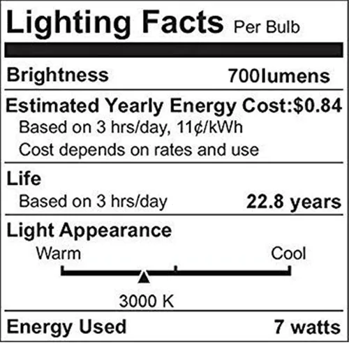 Miniatura 8 de Small frog Bombilla LED PAR16 regulable, 7 W = 65 W, base media E26 700 lm 3000 K, blanco suave, ángulo de haz de 120°, paquete de 6