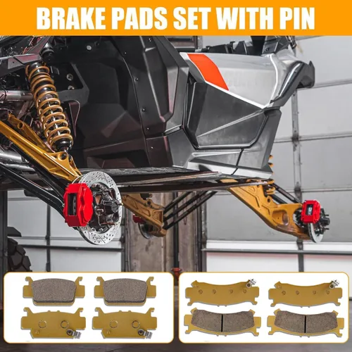 Miniatura 6 de Pastillas de freno compatibles con Honda Pioneer 1000, Pioneer 1000-5 2016-2024 Honda Talon 1000R 1000X 2019-2024 - Reemplaza 06451-HL4-A01