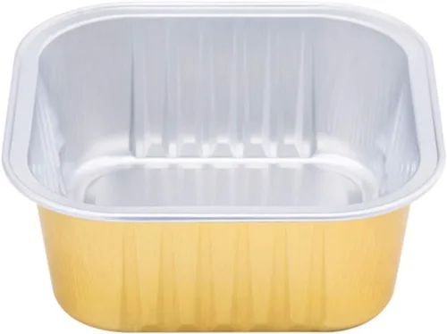 Miniatura 2 de KEISEN Cuadrado 3 3/5" Vasos desechables de papel de aluminio 5.1 fl oz 5.5oz 100/PK para Muffins, magdalenas, hornear, hornear, utilidad, Ramekin