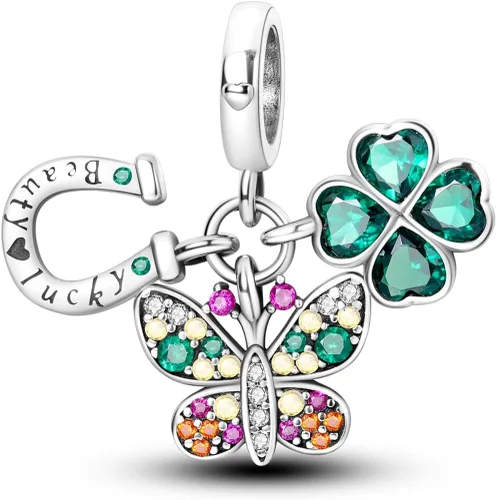 Miniatura 7 de Hapour Dijes de plata de ley 925 para pulseras, collar, joyería europea, colgante de cuentas para mujeres y madres