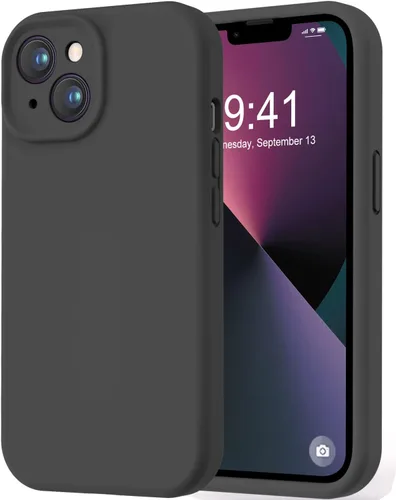 Miniatura 123 de LOVE 3000 Compatible con Funda para iPhone 15, [Cámara de Cobertura Completa de Silicona Suave] [Protección contra Caídas de 8 pies], Forro de Negro