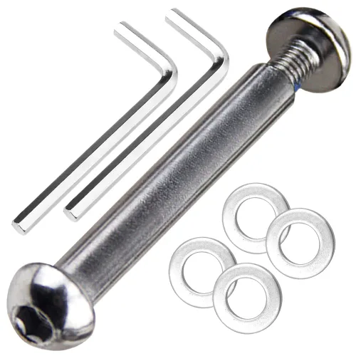 M8 - Juego de tornillos Allen para eje de acero al carbono de grado 0.346 x 1.102 in x 3.386 in para delantero trasero 2 3 4 ruedas Stunt Scooter 53