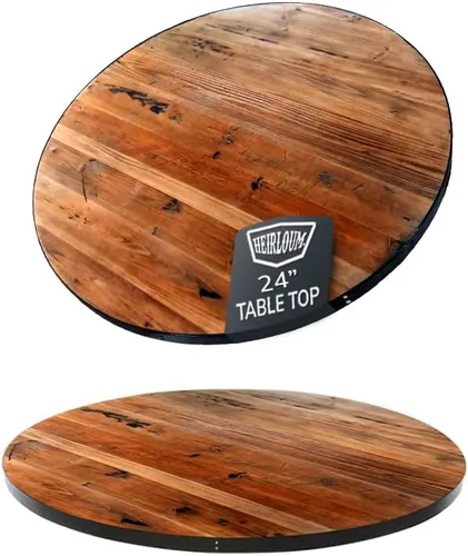 Miniatura 22 de Mesa de madera recuperada, pieza de madera reciclada rústica perfecta para cocinas, comedor y mesas auxiliares