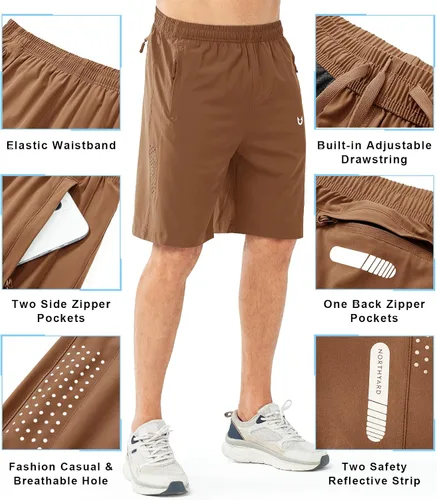 Miniatura 269 de NORTHYARD - Pantalones cortos deportivos para correr para hombres, ligeros, de secado rápido, 7, 5 o 9 pulgadas, para senderismo, deportes, gimnasio
