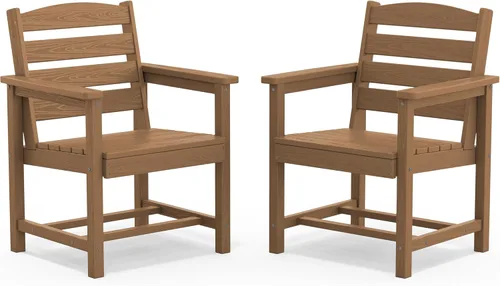 Miniatura 45 de SERWALL Juego de comedor para exteriores de 9 piezas, mesa de comedor expandible de 60 a 83 pulgadas y 8 sillas de polietileno de alta densidad