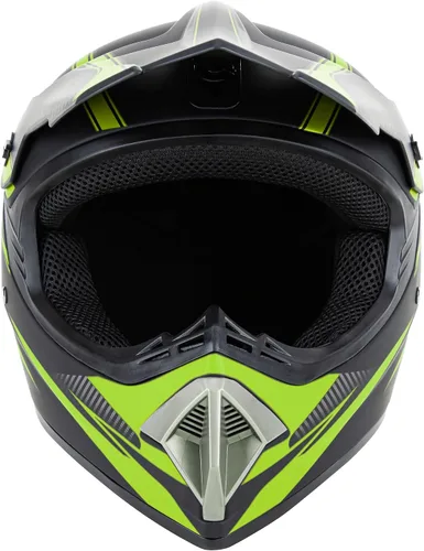 Miniatura 2 de CARTMAN Adult Full Face Motorcycle Helmet, DOT Approved Dirt Bike Helmet, Matte Black and Red for Offroad, ATV, and Motocross