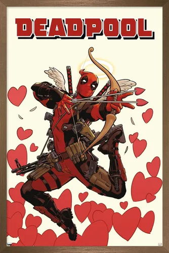 Miniatura 15 de Marvel Comics Deadpool - Póster de pared de Cupido, 22.4 pulgadas de largo x 14.7 pulgadas de ancho, versión premium sin marco