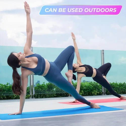 Miniatura 6 de Tenceur Paquete de 2 toallas de sudor de yoga caliente de 24 x 72 pulgadas, antideslizantes, toallas de microfibra absorbente para pilates