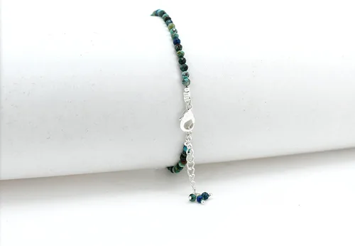 Miniatura 34 de Gempires - Pulseras de cuentas de piedras preciosas hechas a mano, ligeras, de cristal, para uso diario, hipoalergénicas, de 8 pulgadas, chapadas