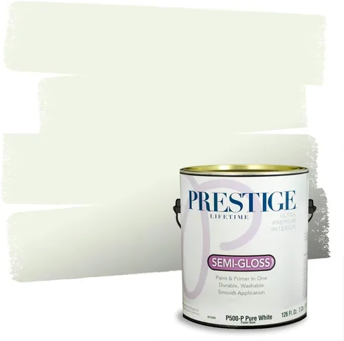 Miniatura 166 de PRESTIGE Pintura exterior e imprimación en uno, aloe, plano, 1 galón