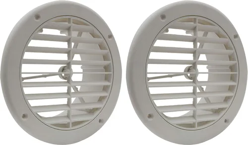 Miniatura 8 de RecPro Ventilación lateral de ventilación de CA para caravana de 5 pulgadas Filtro de carbón opcional Blanco Ventilación de CA para cámper