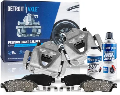 Miniatura 40 de Detroit Axle - Kit de freno delantero para Chevrolet Impala Monte Carlo Buick LeSabre Riviera Park Avenue Cadillac DeVille Olds Intrigue, Pinza