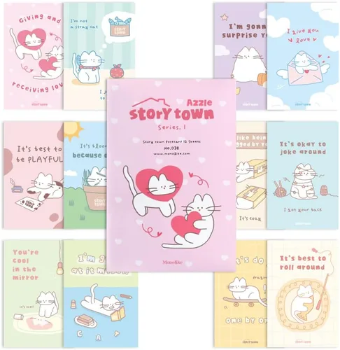 Miniatura 15 de Monolike Flower for you Tarjetas individuales - Mezcla de 24 paquetes, encantadoras 24 tarjetas individuales Flor para ti 24p